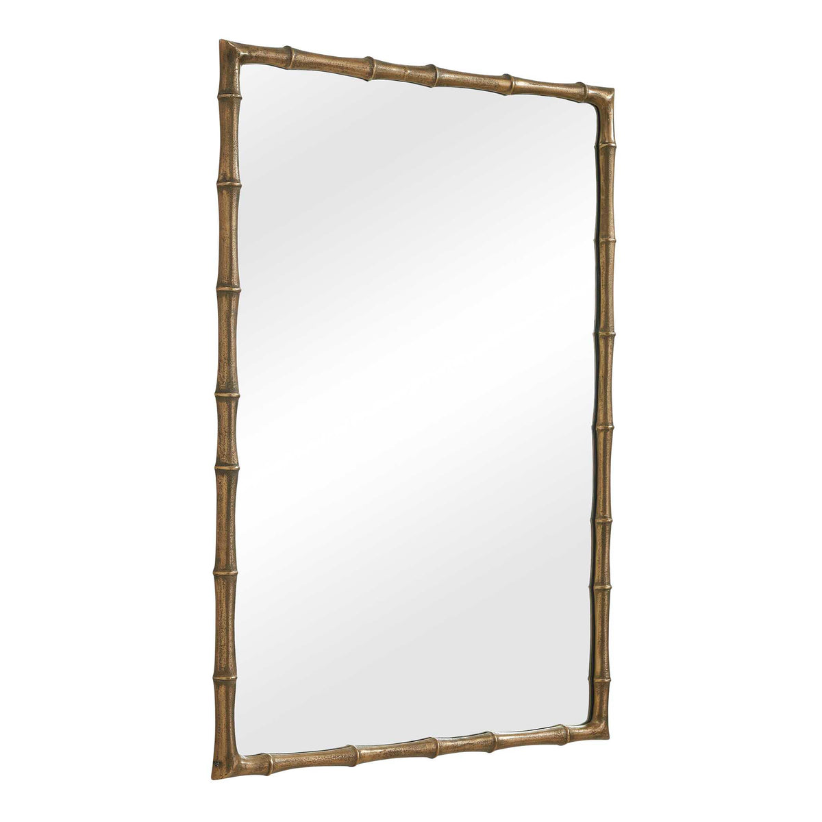 Brass Bamboo Rectangle Mirror