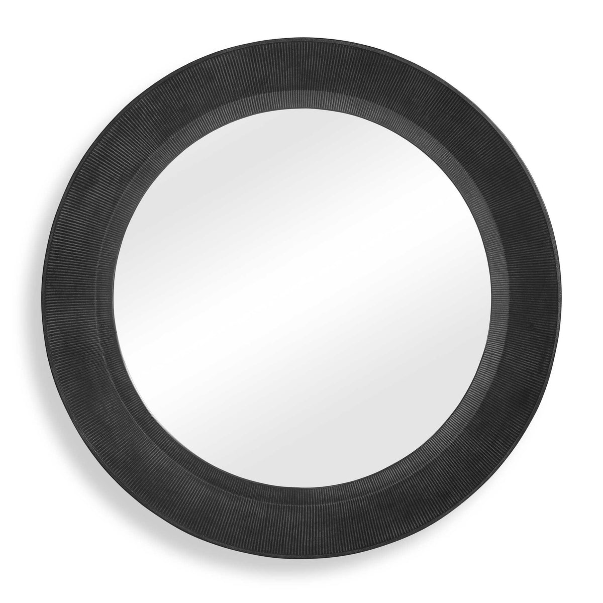 Montgomery Round Black Mirror