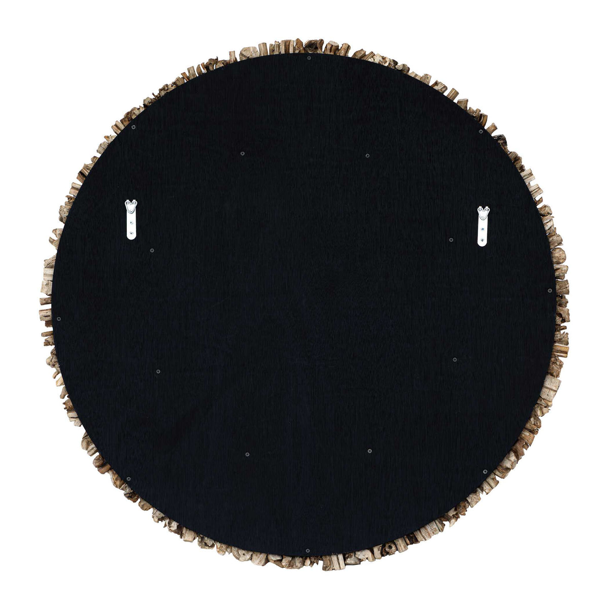 Rossetti Round Interwoven Wood Mirror