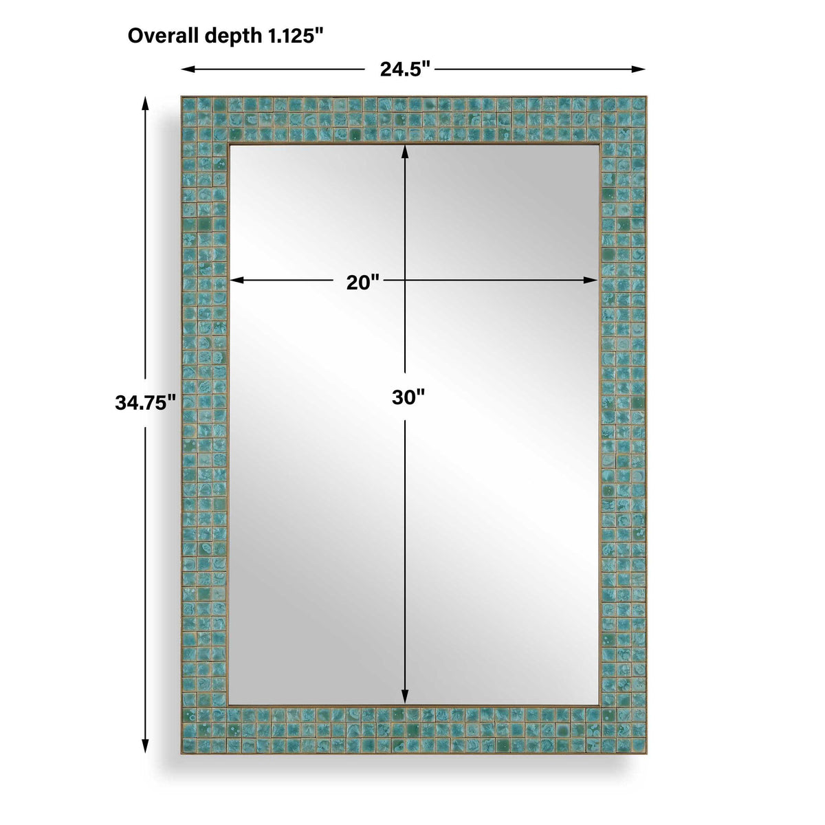 Coralie Tile Mirror