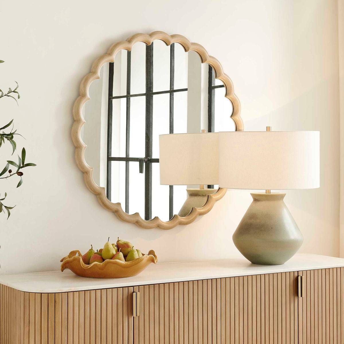 Cerrito Round Mirror