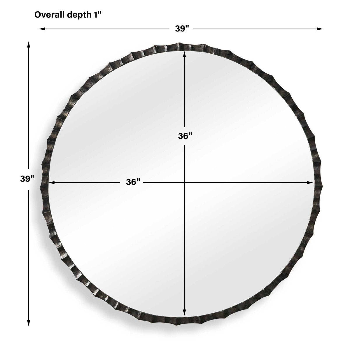 Grander Round Mirror