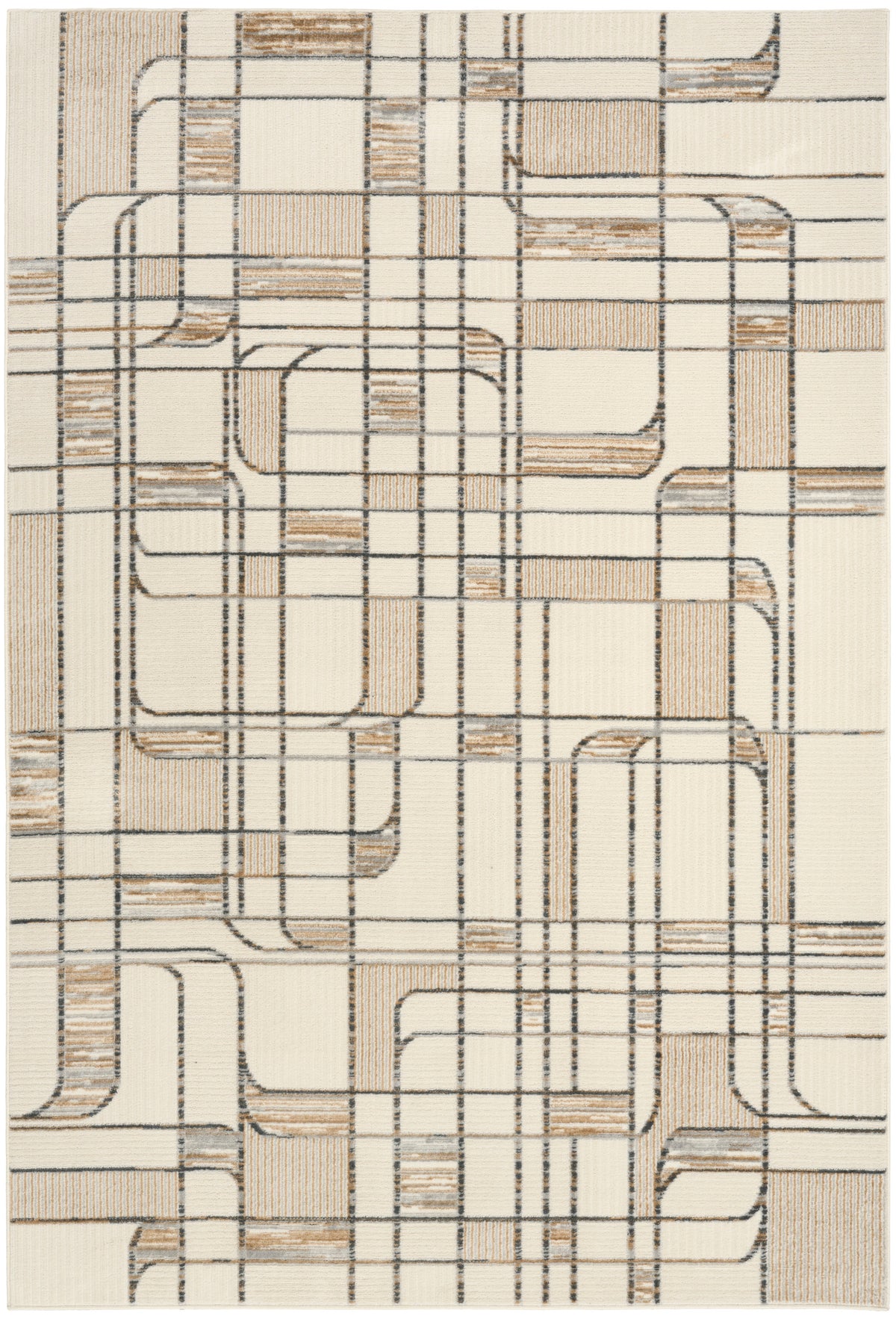 Nordic NRC17 Ivory Multicolor Rug