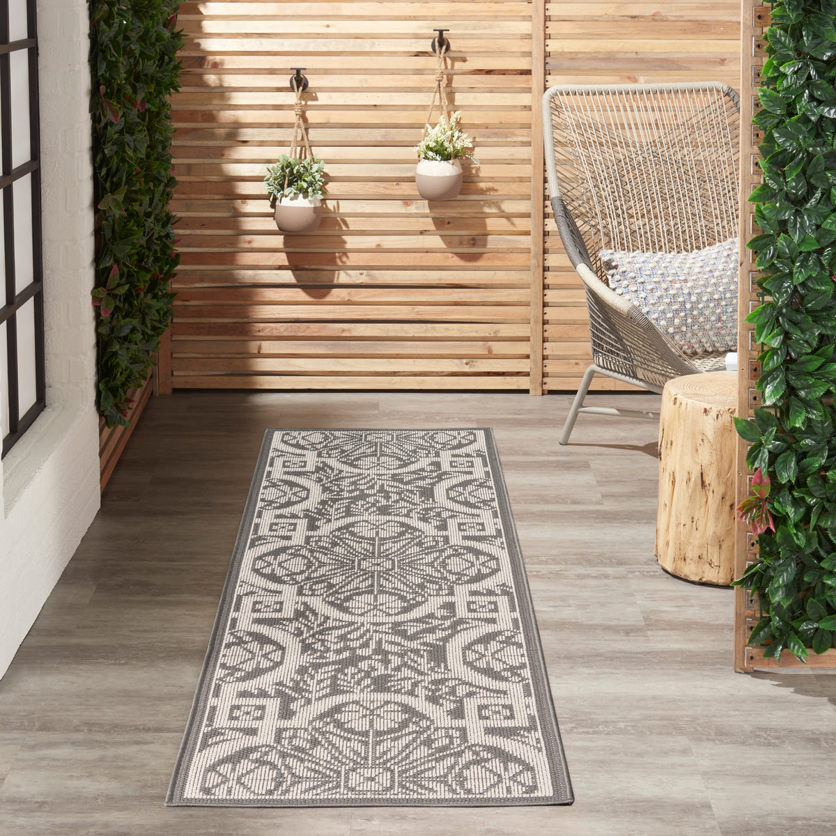 Aruba ARB02 Ivory/Grey Rug