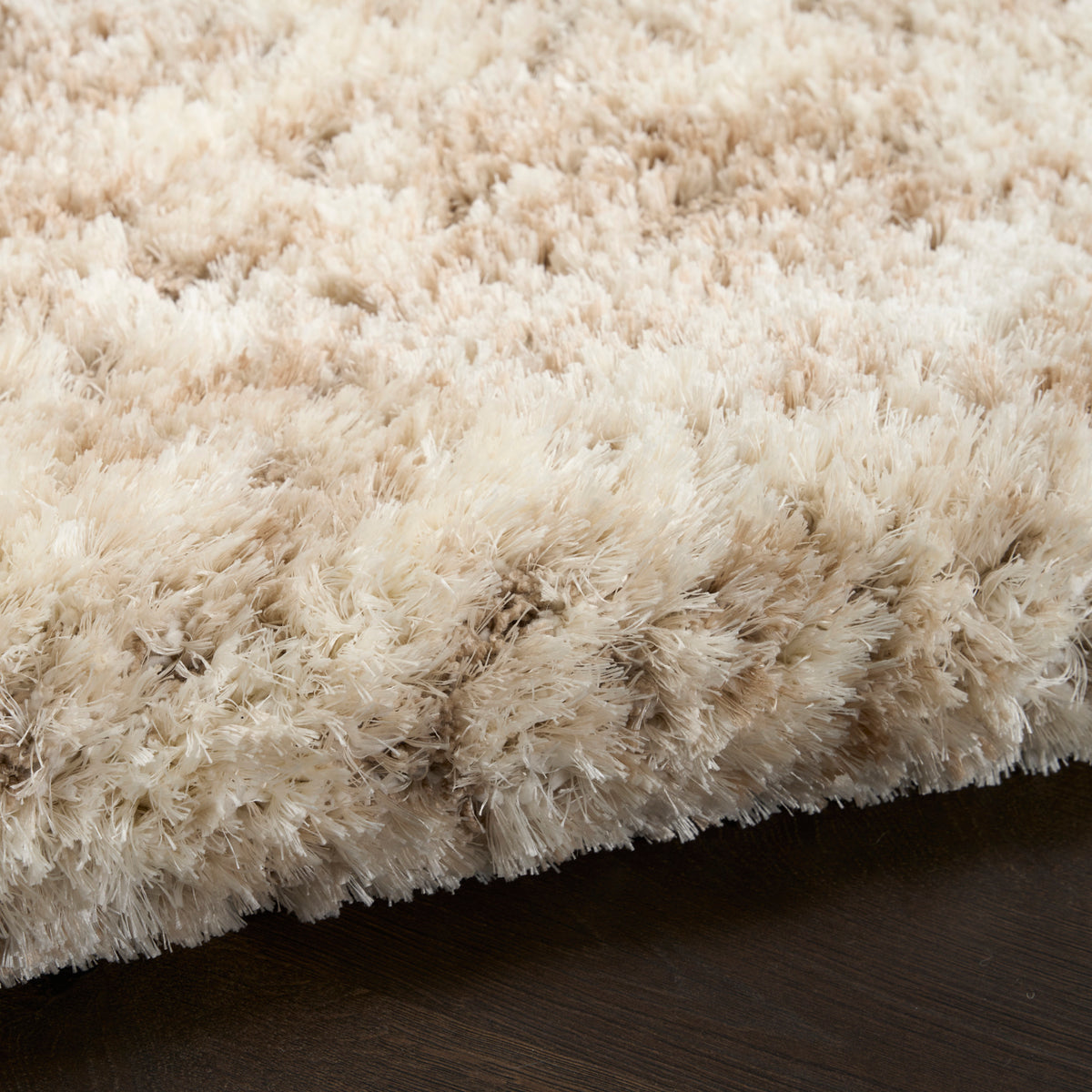 Dreamy Shag DRS10 Ivory Dark Beige Rug