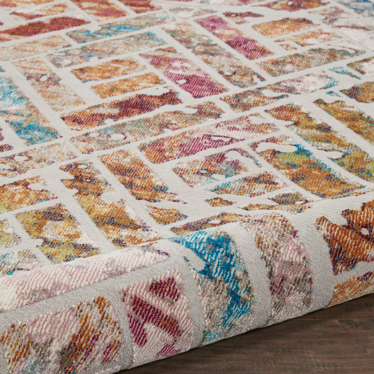 Radiant RAD09 Grey Multicolor Rug