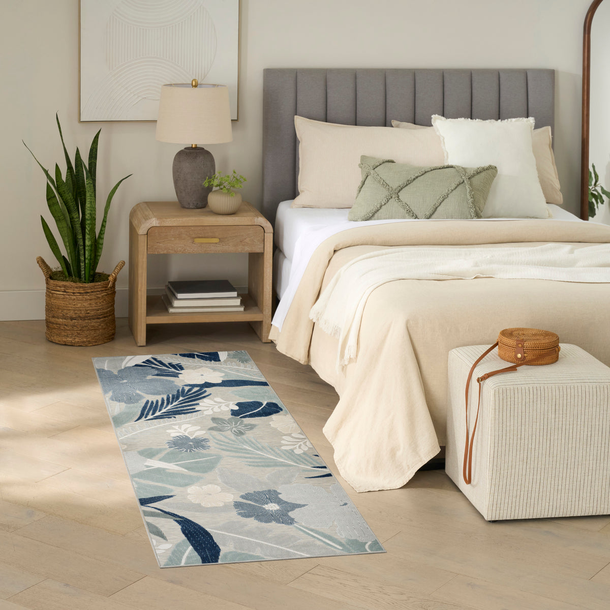 Suncoast SNC01 Grey Navy Rug