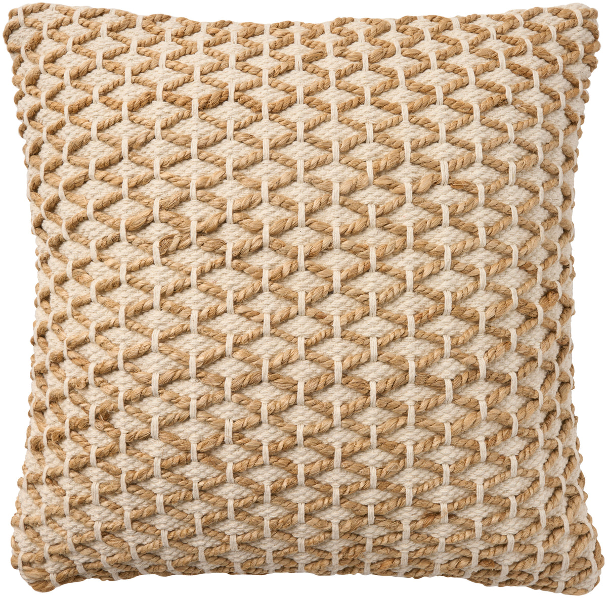 Lifestyle GC962 Ivory 18" x 18" Throw Pillows
