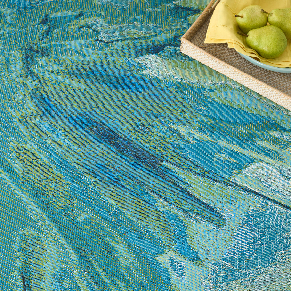 Color Splash CSP04 Ivory Blue Rug