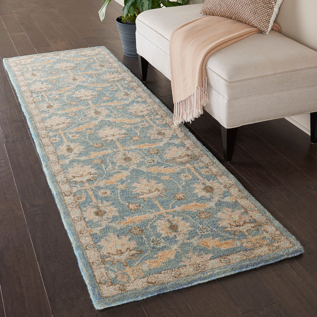 Jazmine JAZ02 Blue Rug