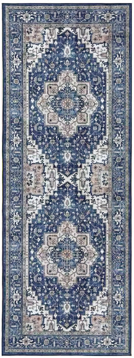 Fulton FUL10 Navy Ivory Rug