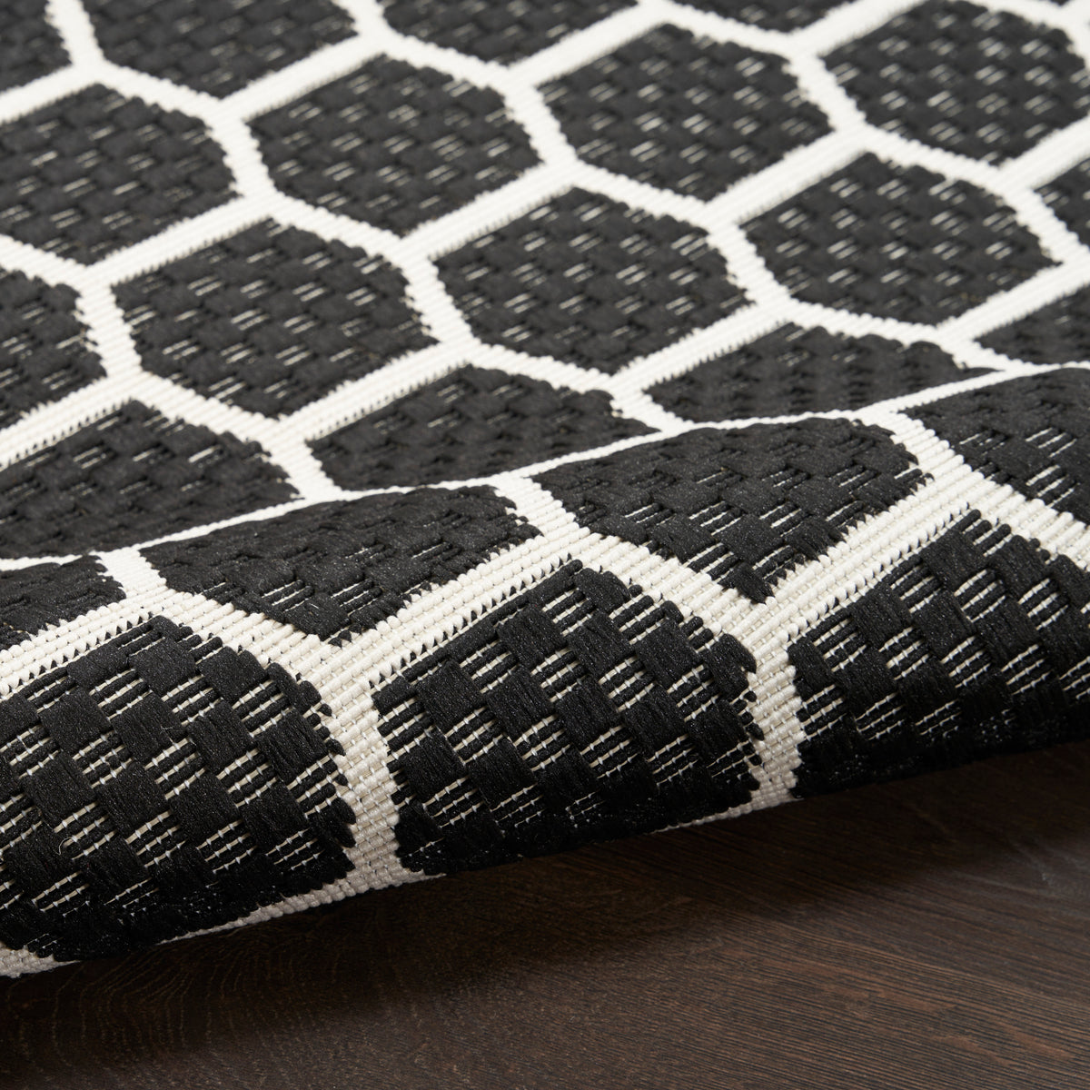 Twist Reversible TWS01 Black Rug