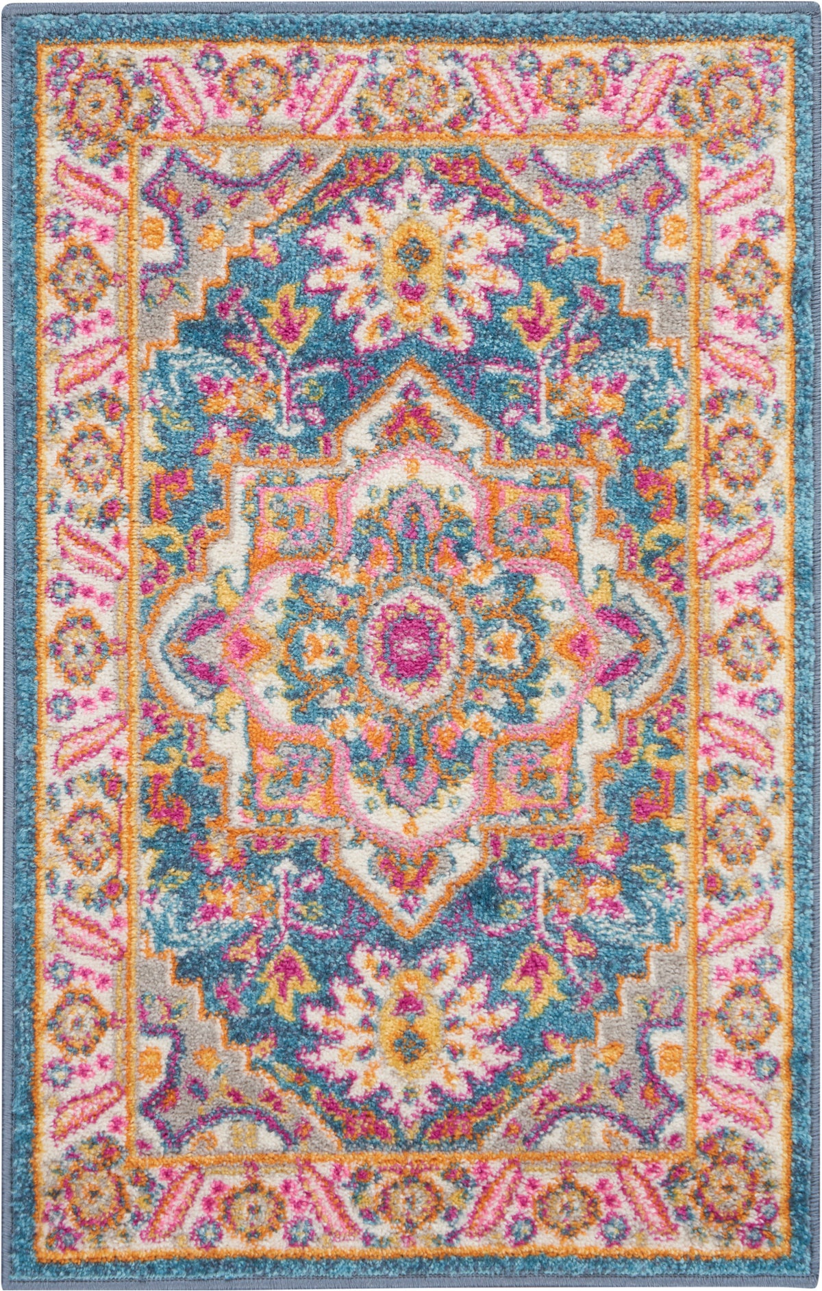 Passion PSN20 Teal Multicolor Rug
