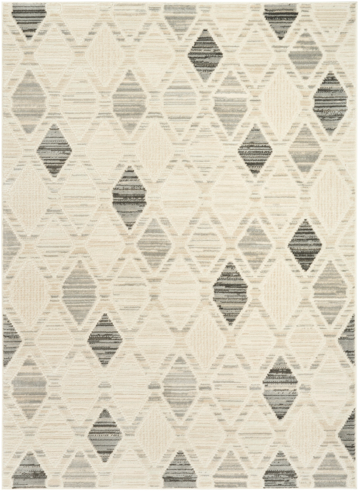 Serenity Home SRH08 Beige Grey Rug