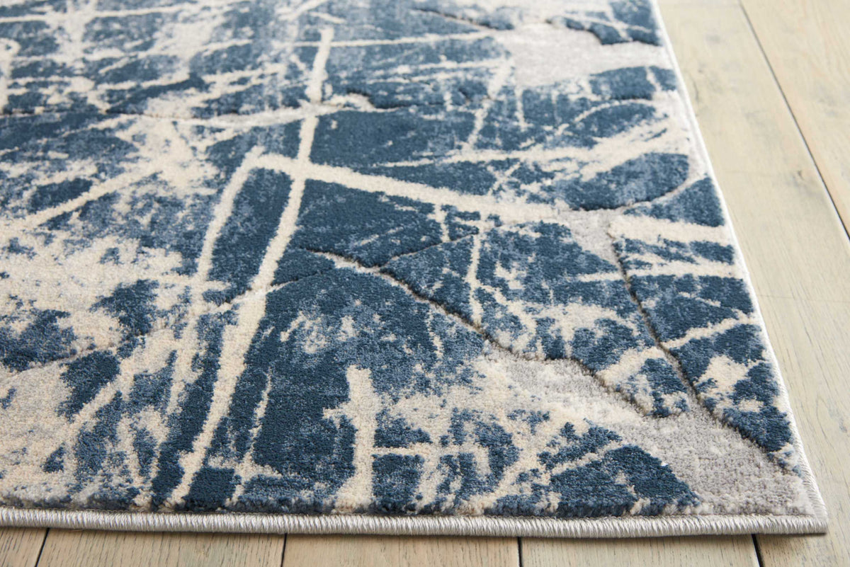 Heritage KI356 Beige Blue Rug