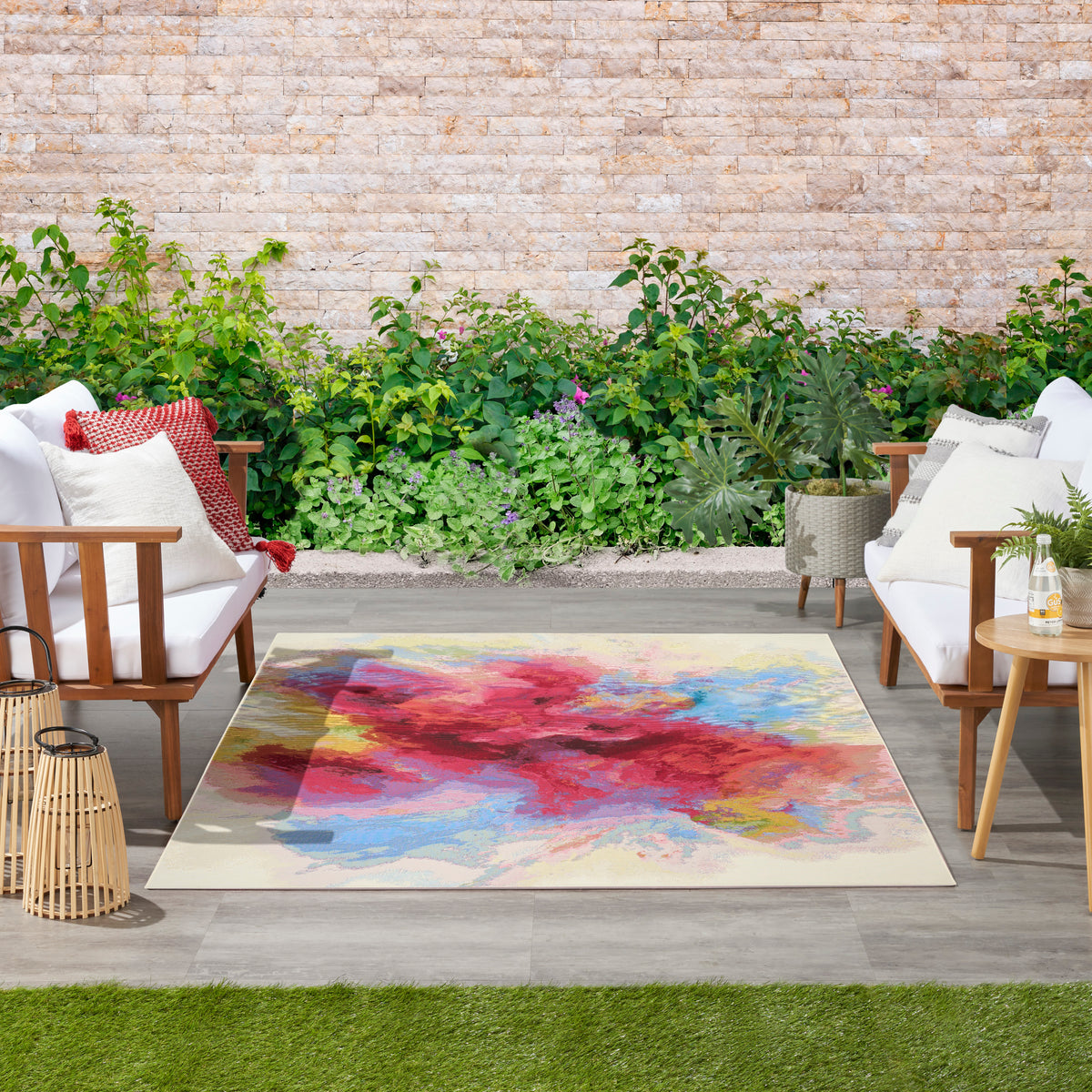 Color Splash CSP08 Ivory Multicolor Rug