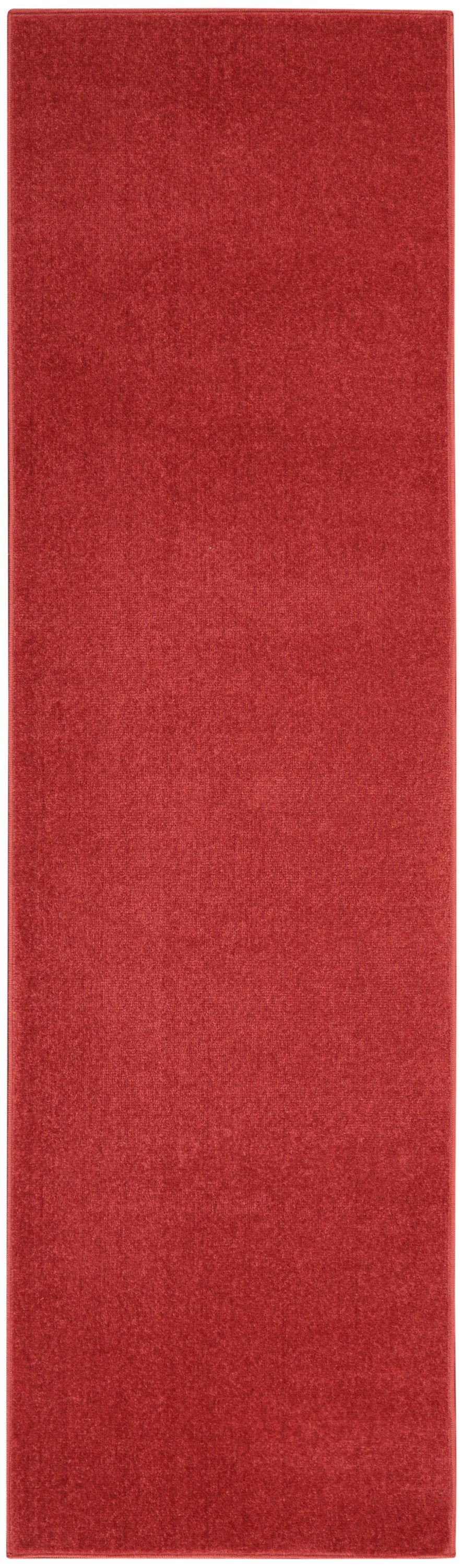 Nourison Essentials NRE01 Brick Red Rug