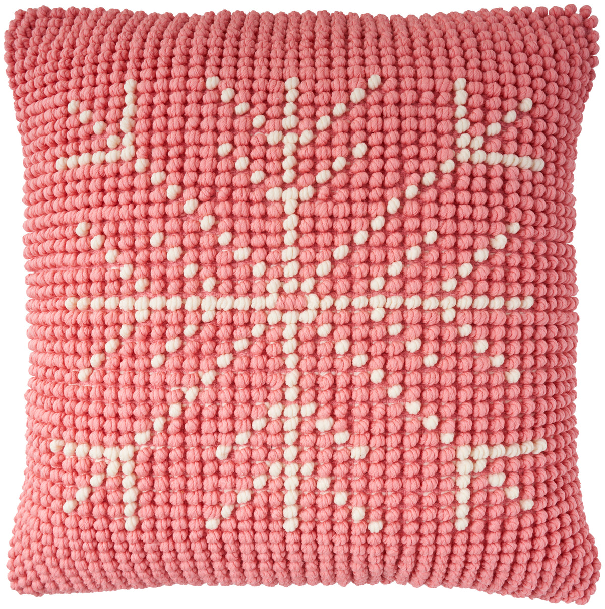 Holiday Pillows GC835 Pink Ivory 20" x 20" Throw Pillows