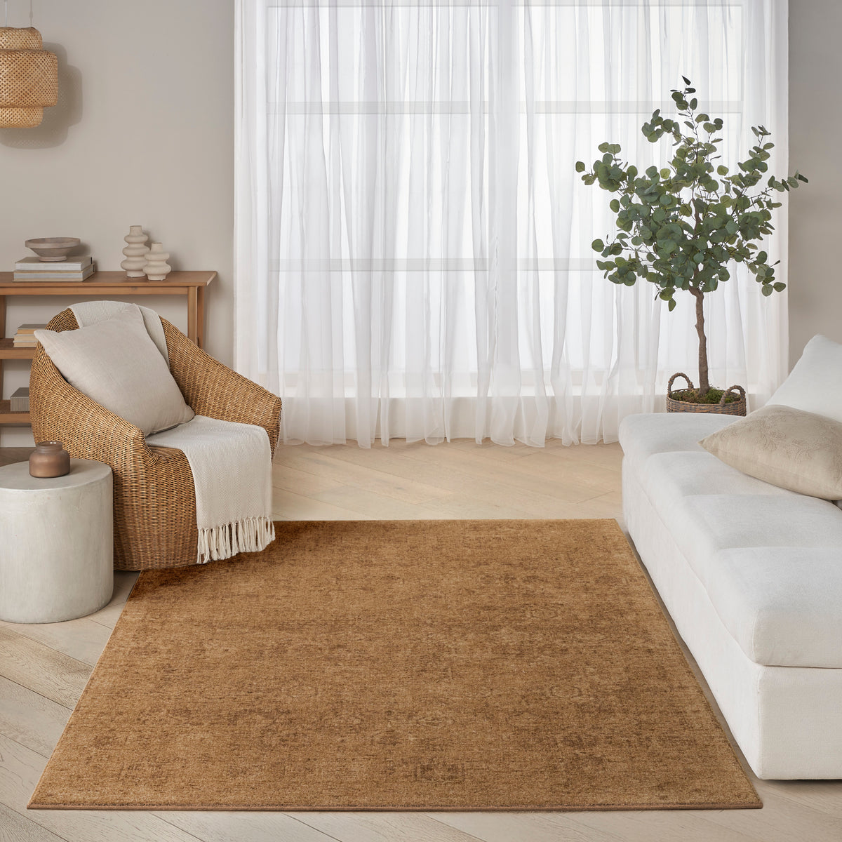Pure Shades SAD01 Latte Rug