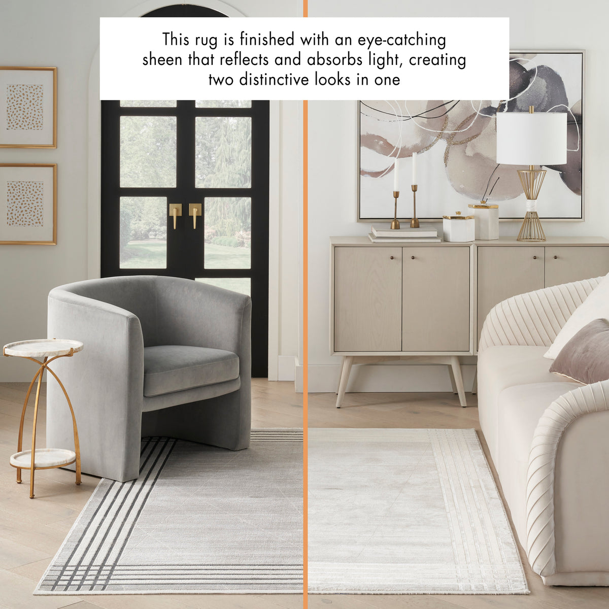 Desire DSR01 Grey Silver Rug