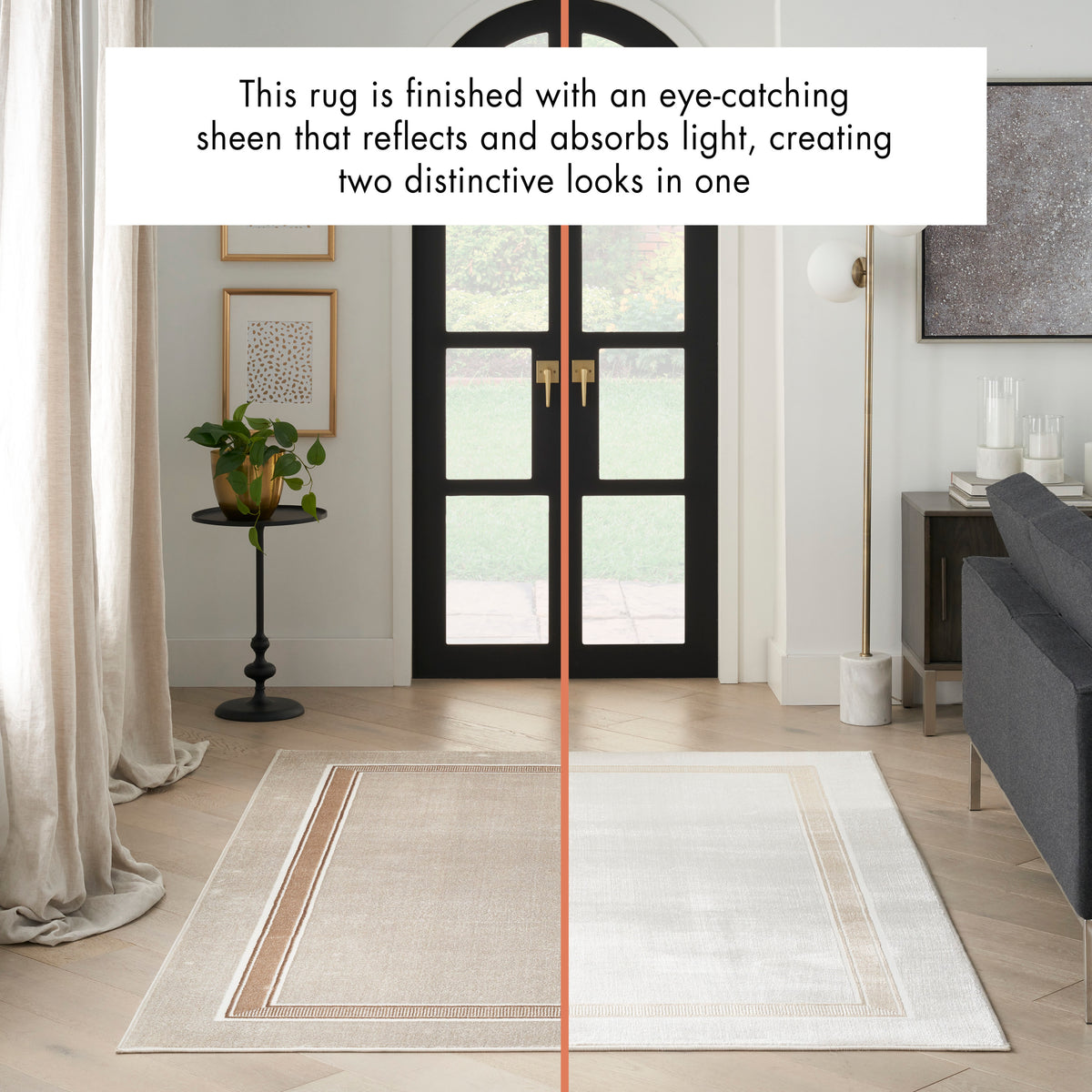 Glitz GLZ08 Ivory Cream Rug