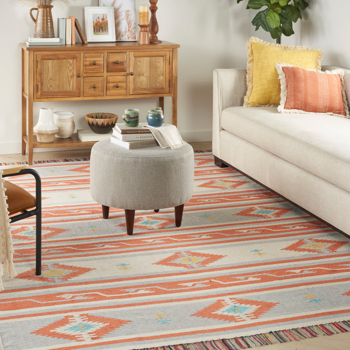 Baja BAJ03 Ivory/Grey Rug