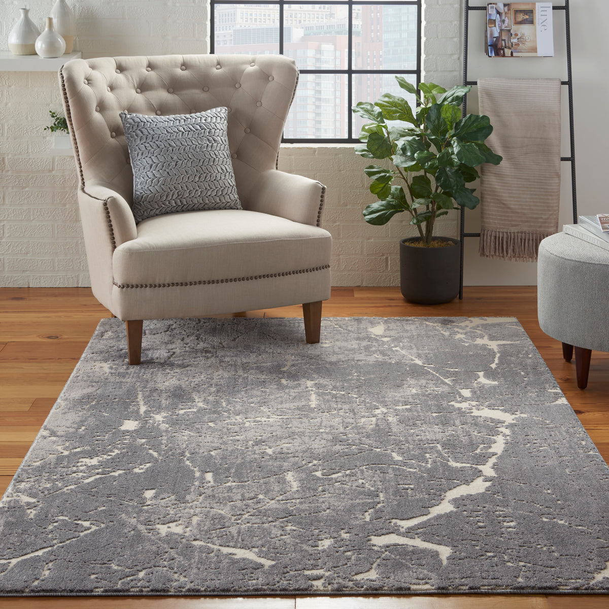 Sahara KI393 Ivory/Slate Rug