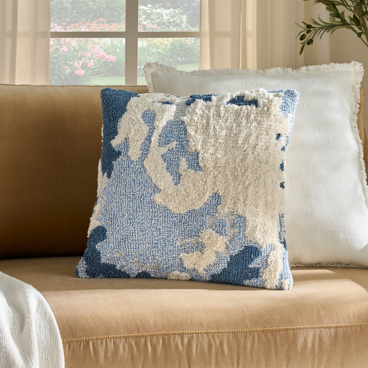 Lifestyle RC039 Blue 18" x 18" Throw Pillows