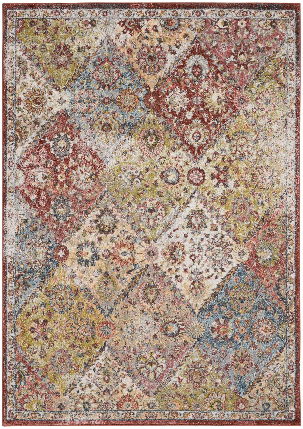 Soraya SOR01 Terracotta Multicolor Rug