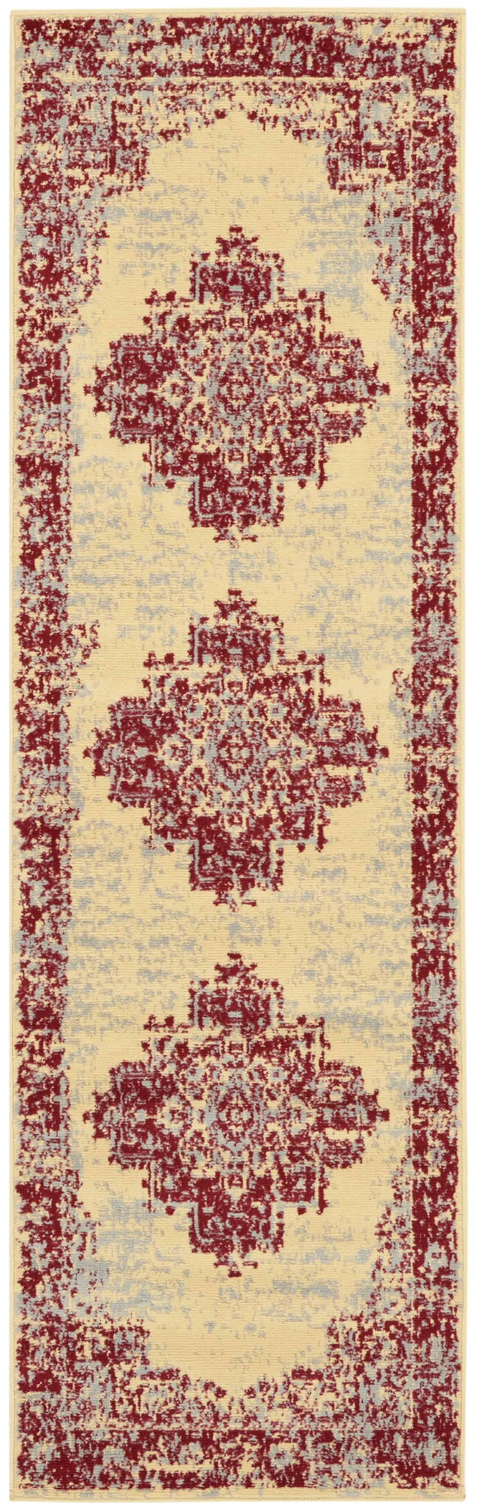 Grafix GRF14 Cream Red Rug