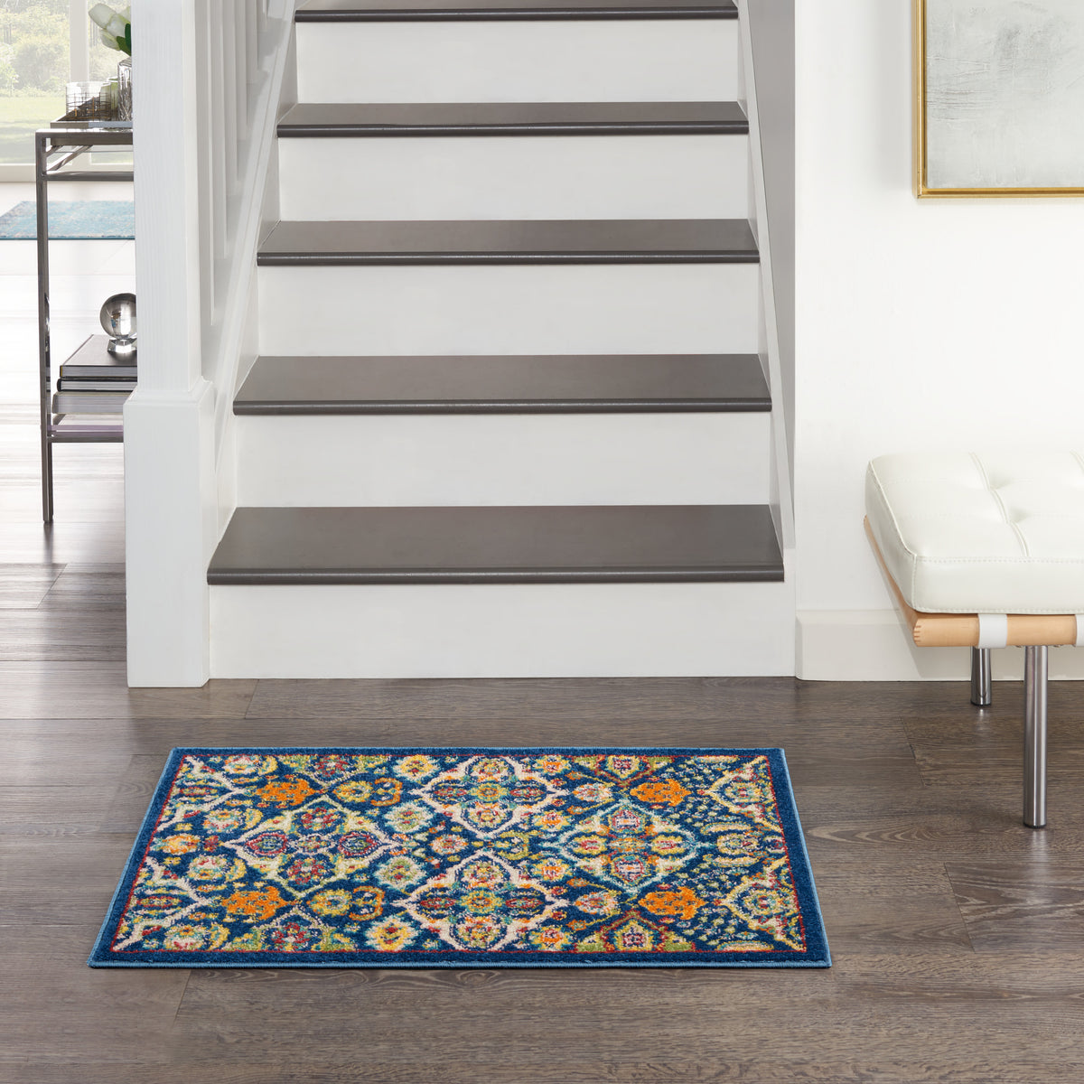 Allur ALR03 Navy Multicolor Rug