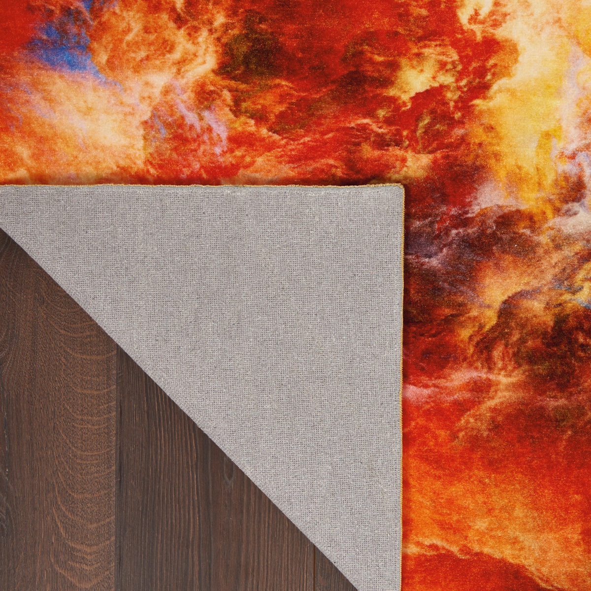 Le Reve LER05 Red Flame Rug
