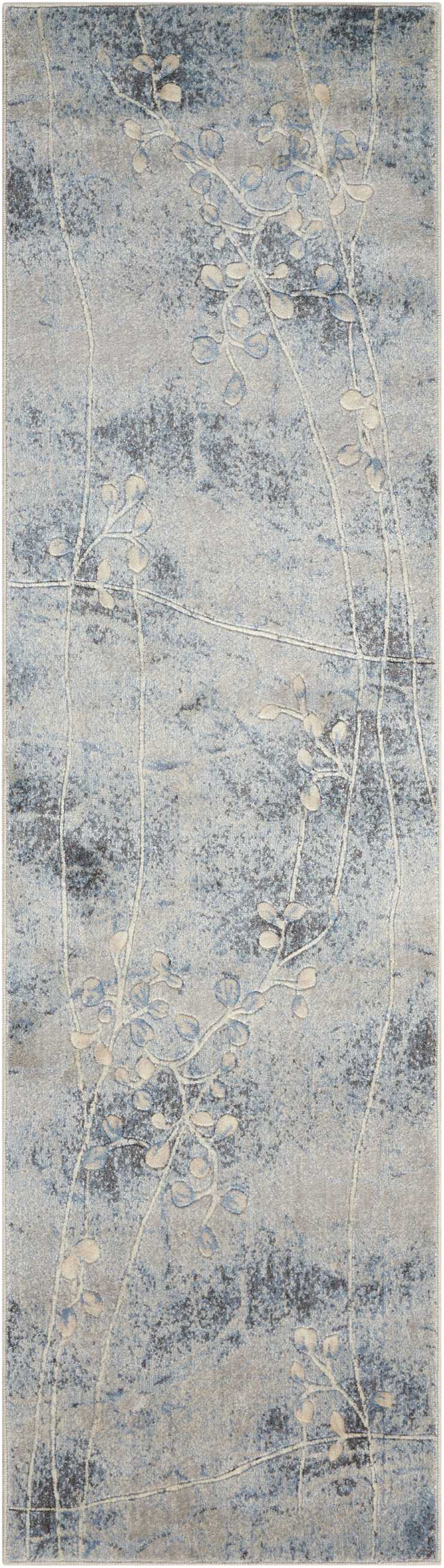 Somerset ST74 Silver Blue Rug