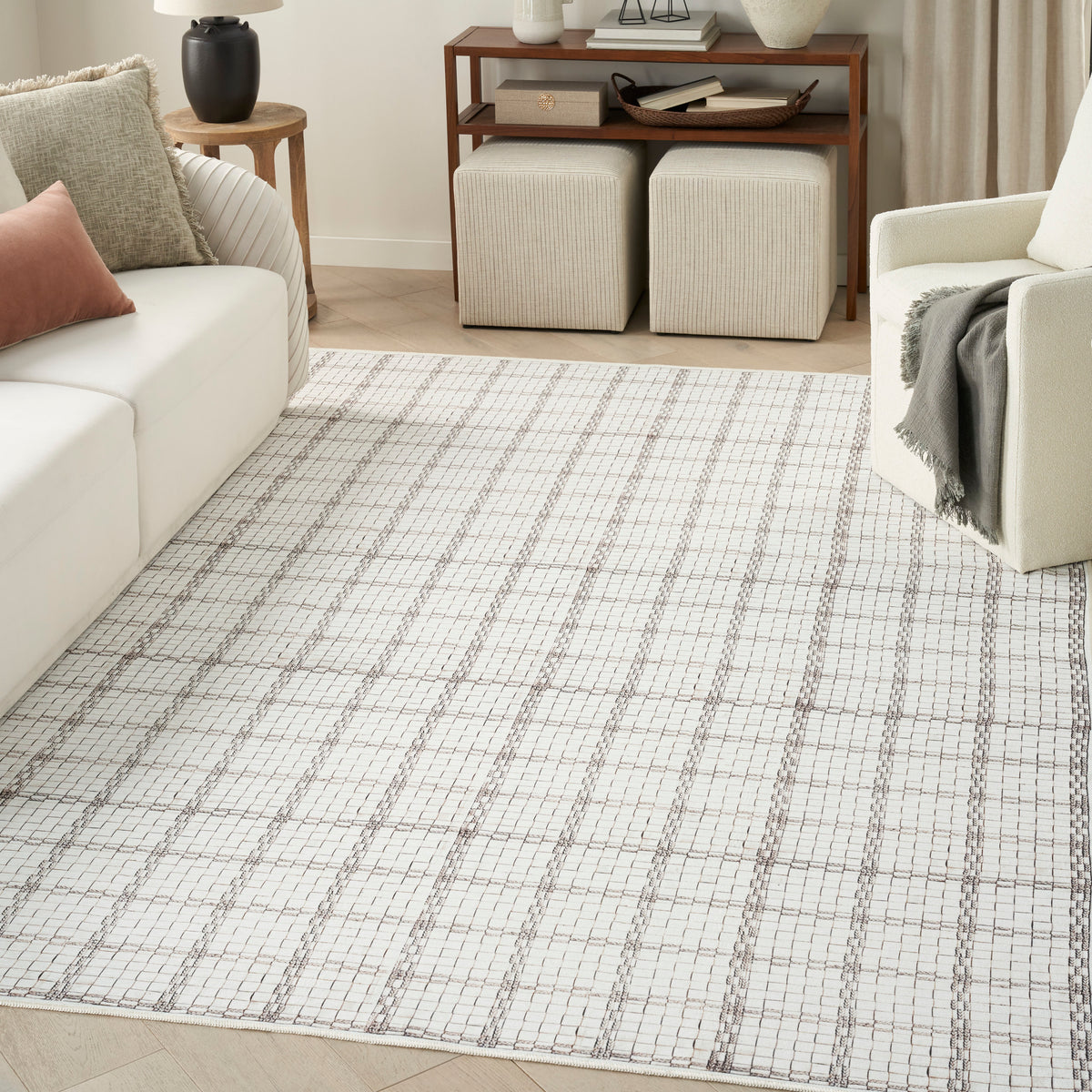 Nourison Washables NWB04 Ivory Rug