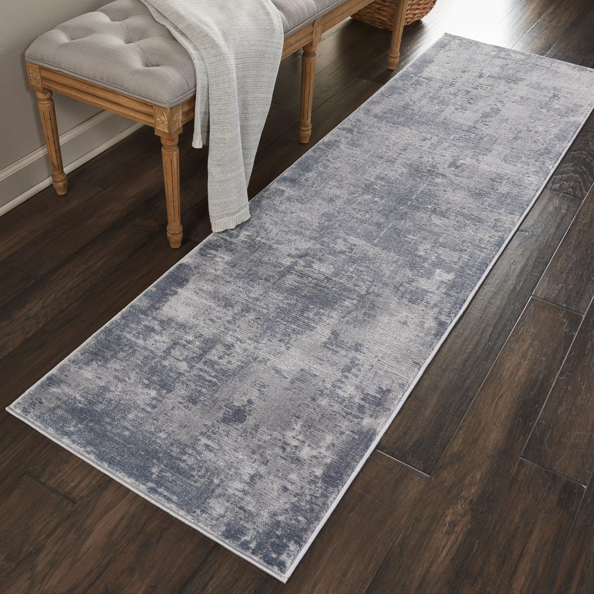 Rustic Textures RUS05 Grey Rug