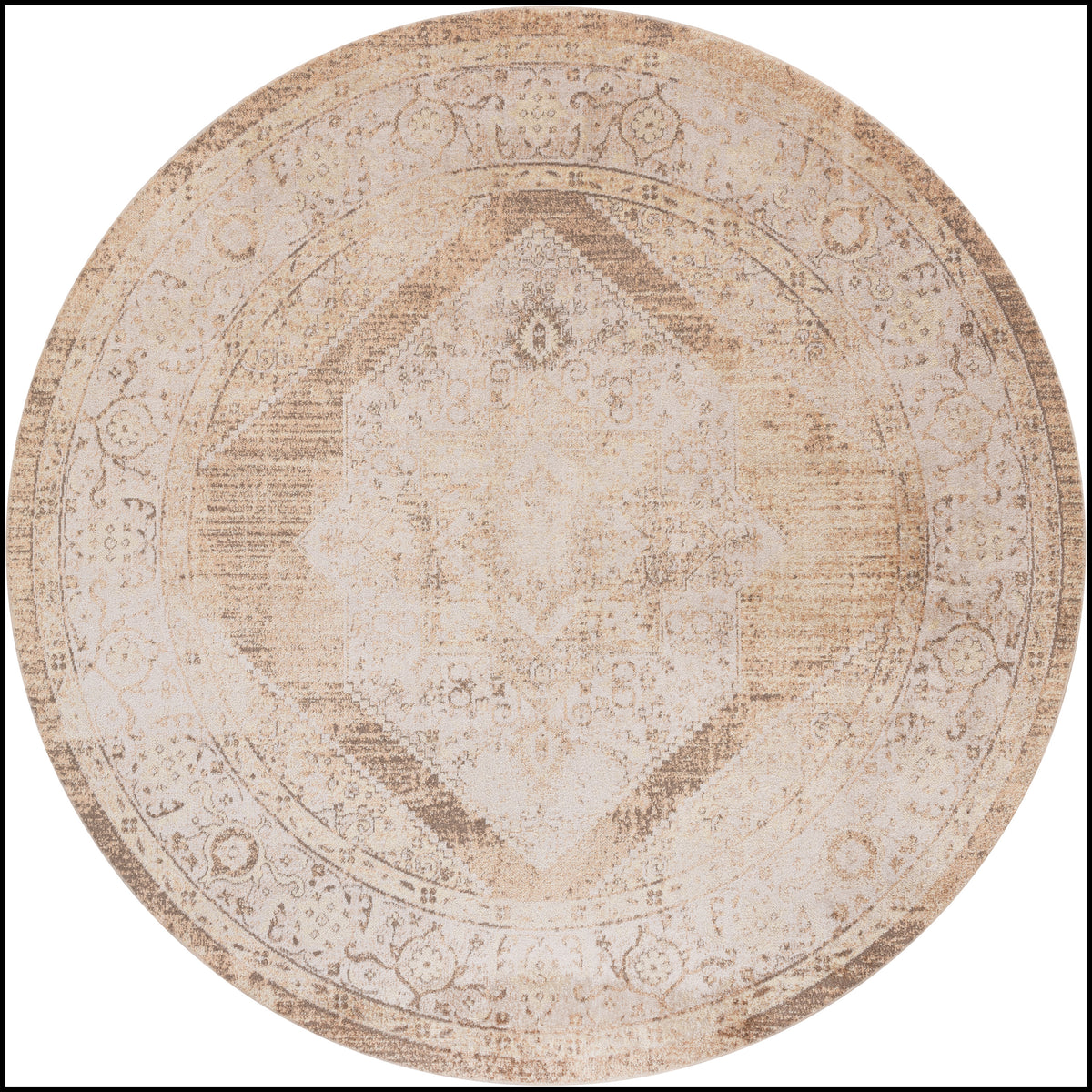 Astra Machine Washable ASW13 Beige Rug