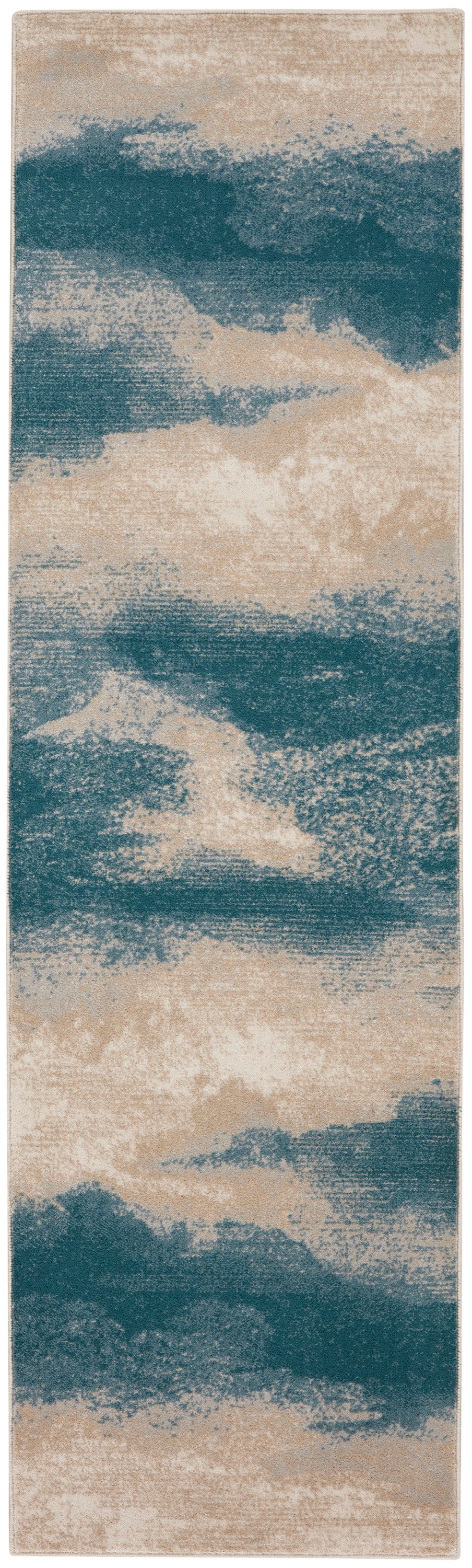 Maxell MAE06 Ivory/Teal Rug