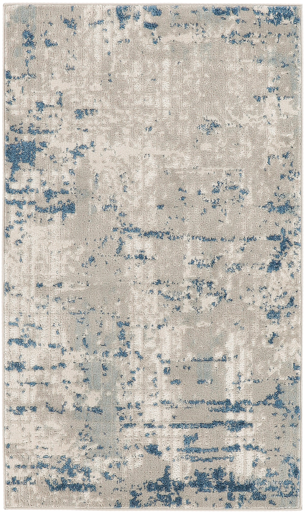 Quarry QUA01 Ivory Grey Blue Rug