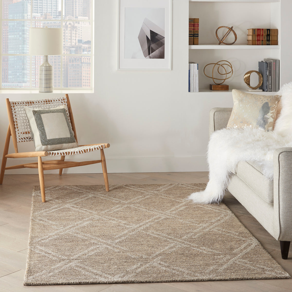 Venosa VSN01 Taupe Rug