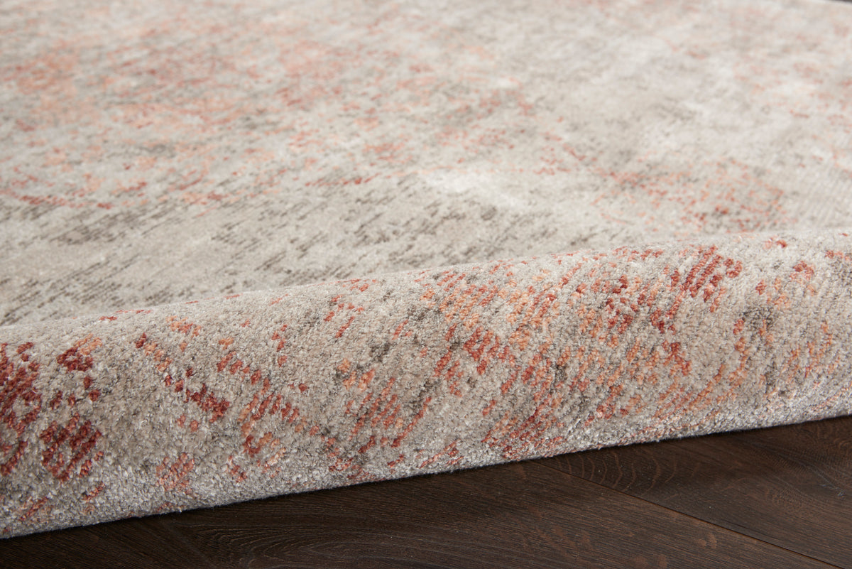 Lucent LCN07 Silver Red Rug
