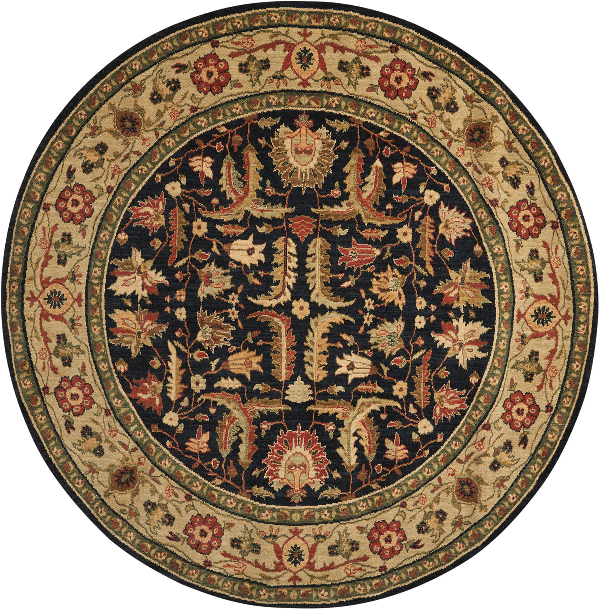 Living Treasures LI14 Midnight Rug