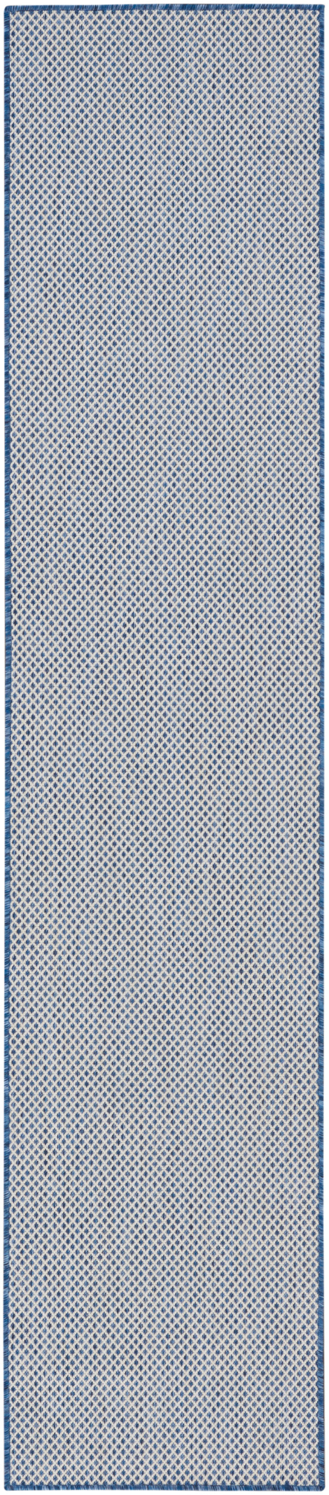 Courtyard COU01 Ivory Blue Rug