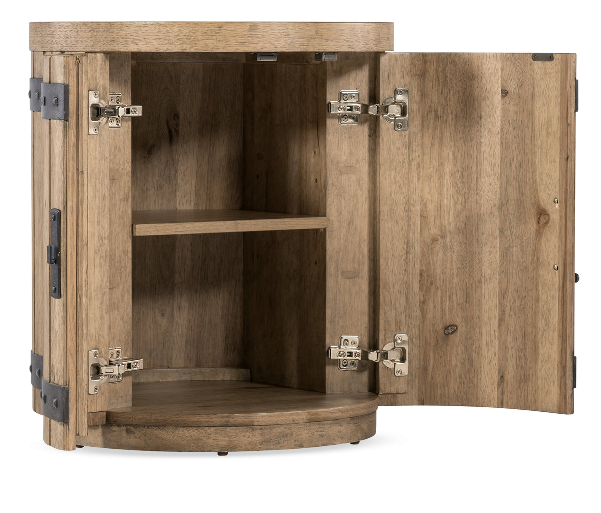 Vineyard Row Wine Barrel End Table