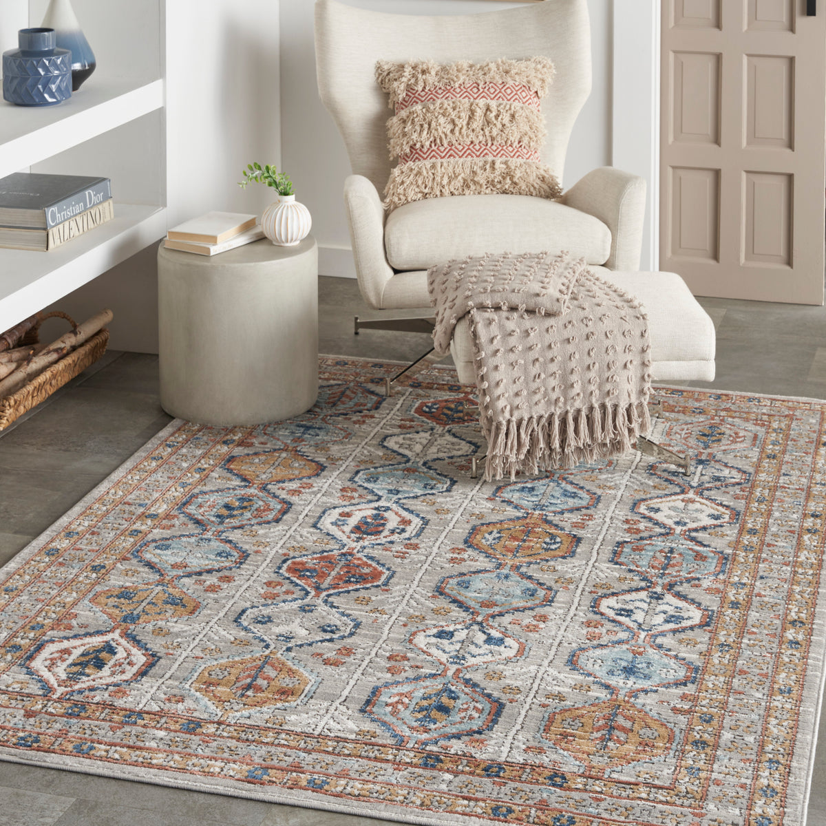 Quarry QUA15 Grey Multicolor Rug