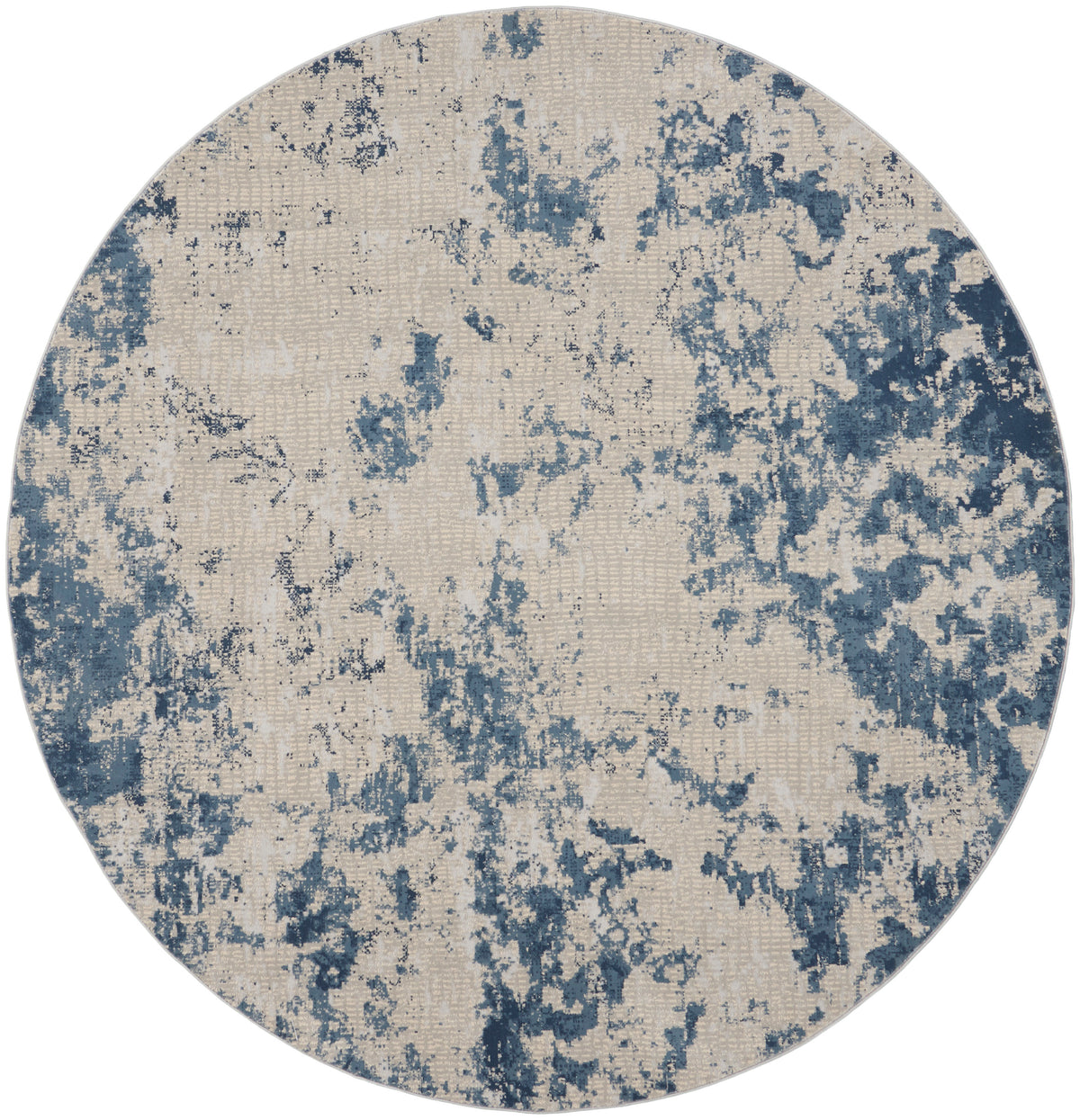 Rustic Textures RUS16 Grey Blue Rug