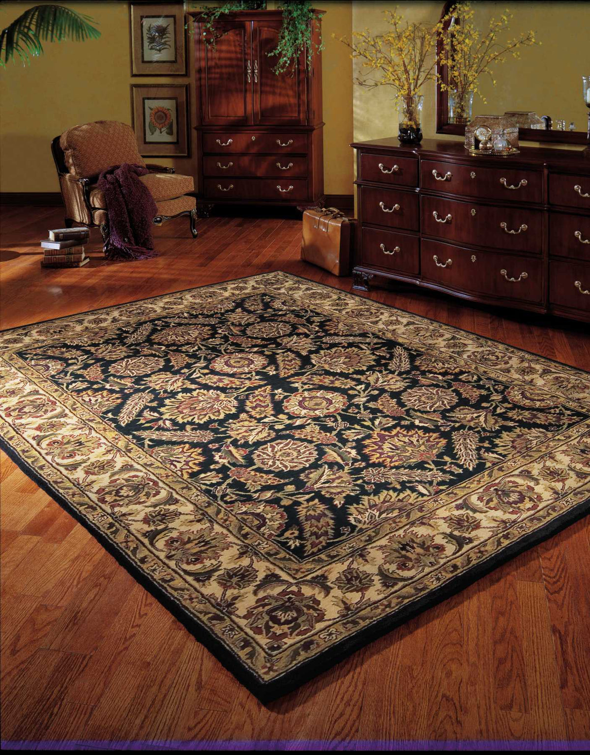 Jaipur JA15 Black Rug