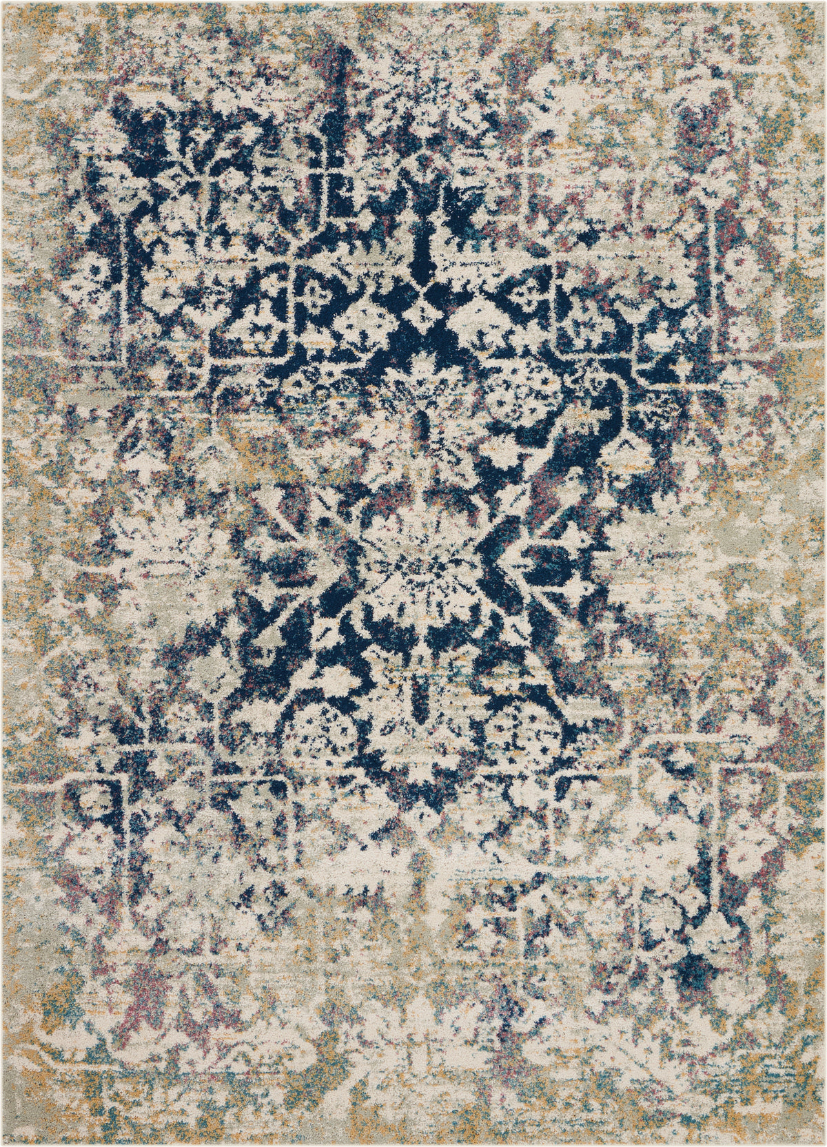 Fusion FSS12 Cream Blue Rug