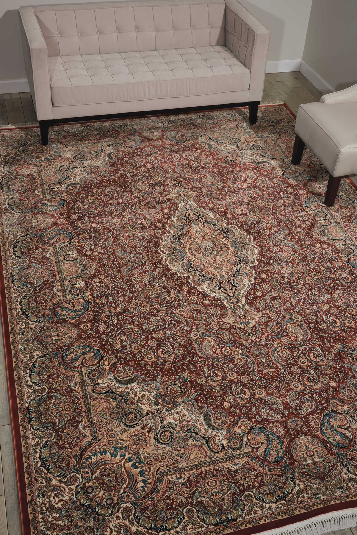 Persian Palace PPL02 Terracotta Rug