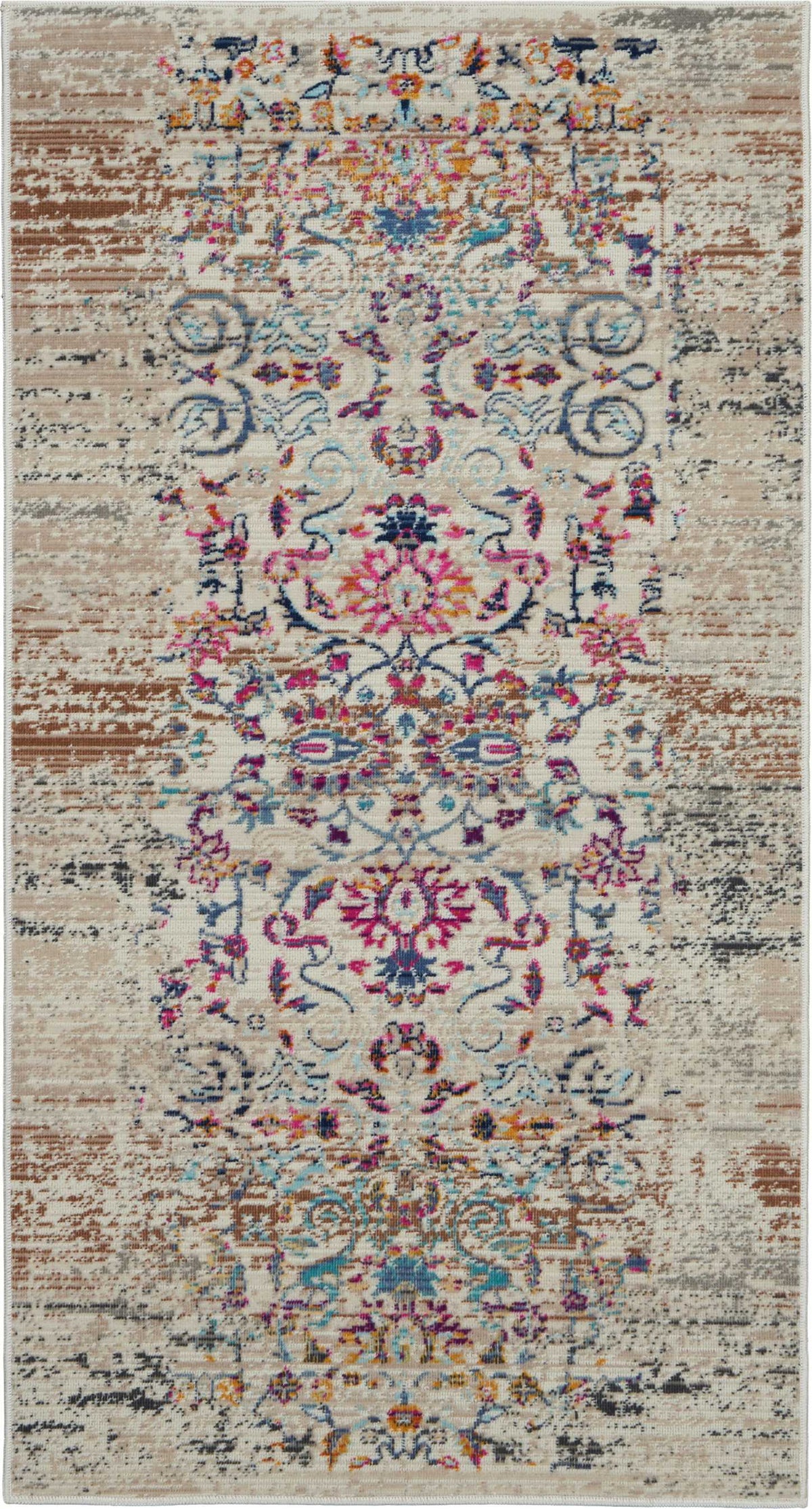 Vintage Kashan VKA02 Ivory Rug