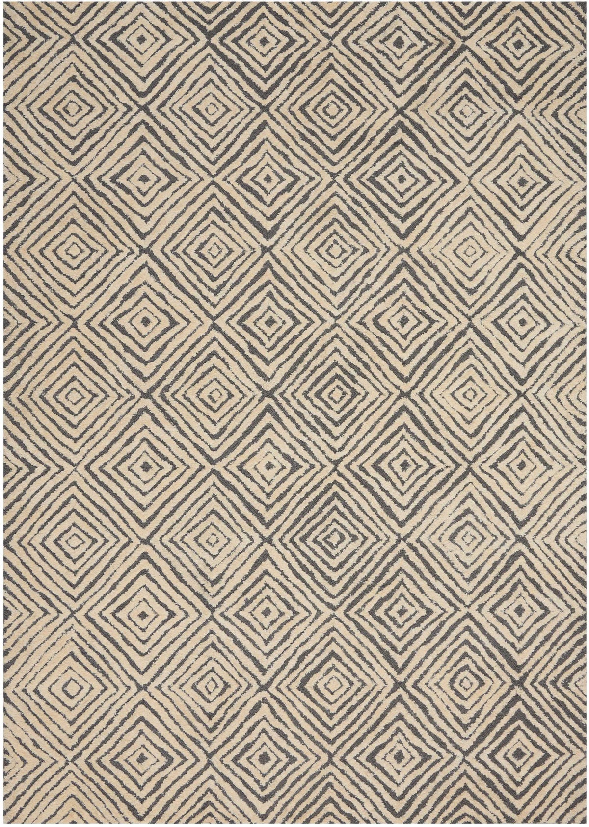 Deco Mod DEC01 Grey Ivory Rug